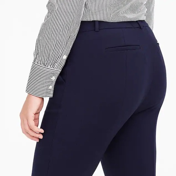 J. Crew High-Rise Cameron Pant Navy 6T - Picture 2 of 8